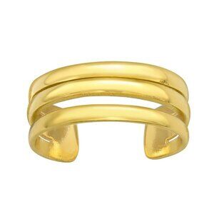 14K Gold Vermeil Toe Ring | Dainty Stackable Summer